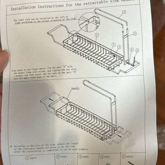 Hanging sink caddy and sponge holder for kitchen sink - Picture 8 of 9